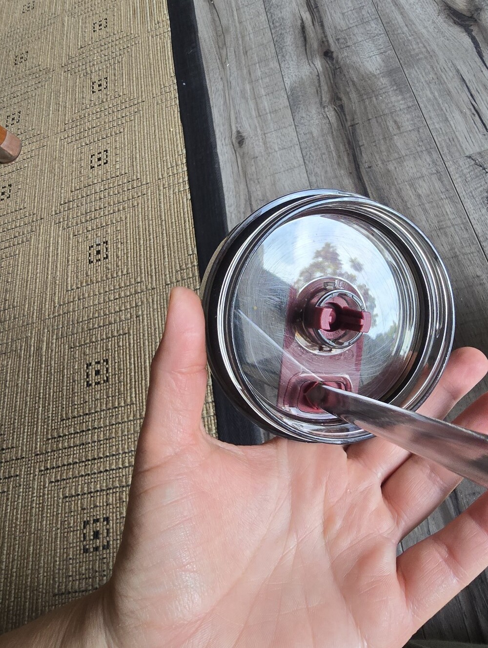 Stanley 40 Oz Cranberry Winterscape Tumbler - Picture 10 of 11